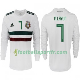 Tenue Mexique M. LAYUN 7 Extérieur Coupe du monde 2018 Maillot de Foot ML